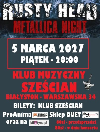 Metallica Night - Rusty Head